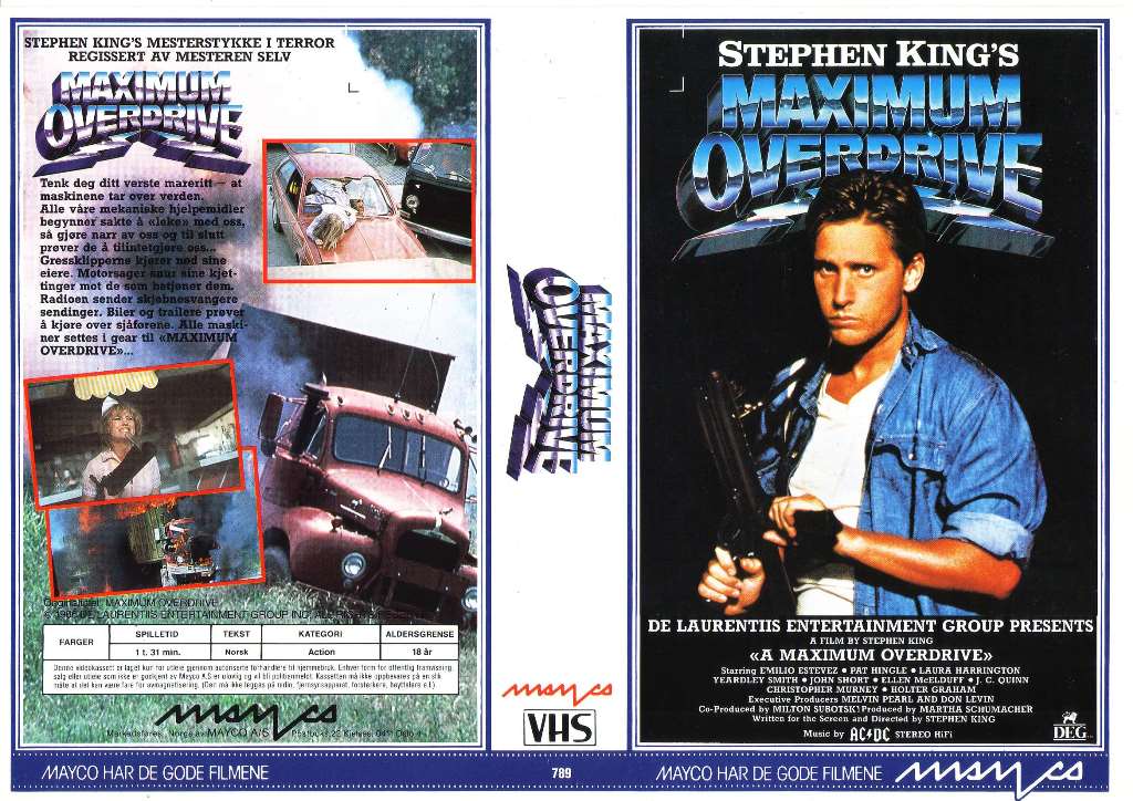 Maximum Overdrive 1986 HD 720p BRRip - iyifyinfo